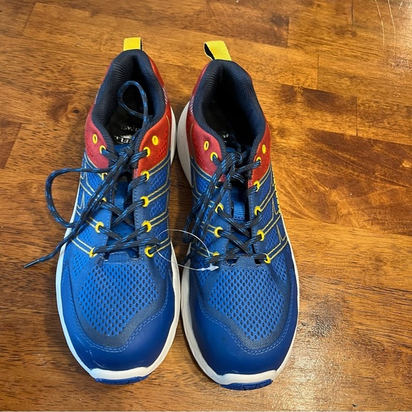 Merrell Men’s Moab flight red blue sneaker shoe size 8.5 - Picture 5 of 10